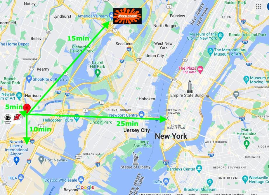 Best Room To Visit Nyc-Subway Access Newark Kültér fotó